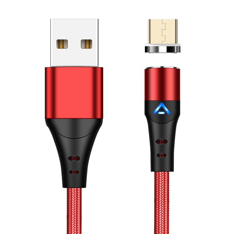 Magnetic Fast Charging Cable (Snap Connect - LED Indicator - One Hand USe)