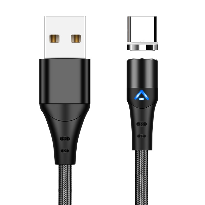 Magnetic Fast Charging Cable (Snap Connect - LED Indicator - One Hand USe)
