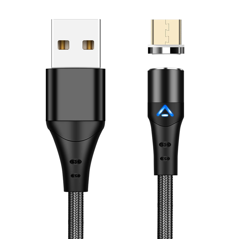 Magnetic Fast Charging Cable (Snap Connect - LED Indicator - One Hand USe)
