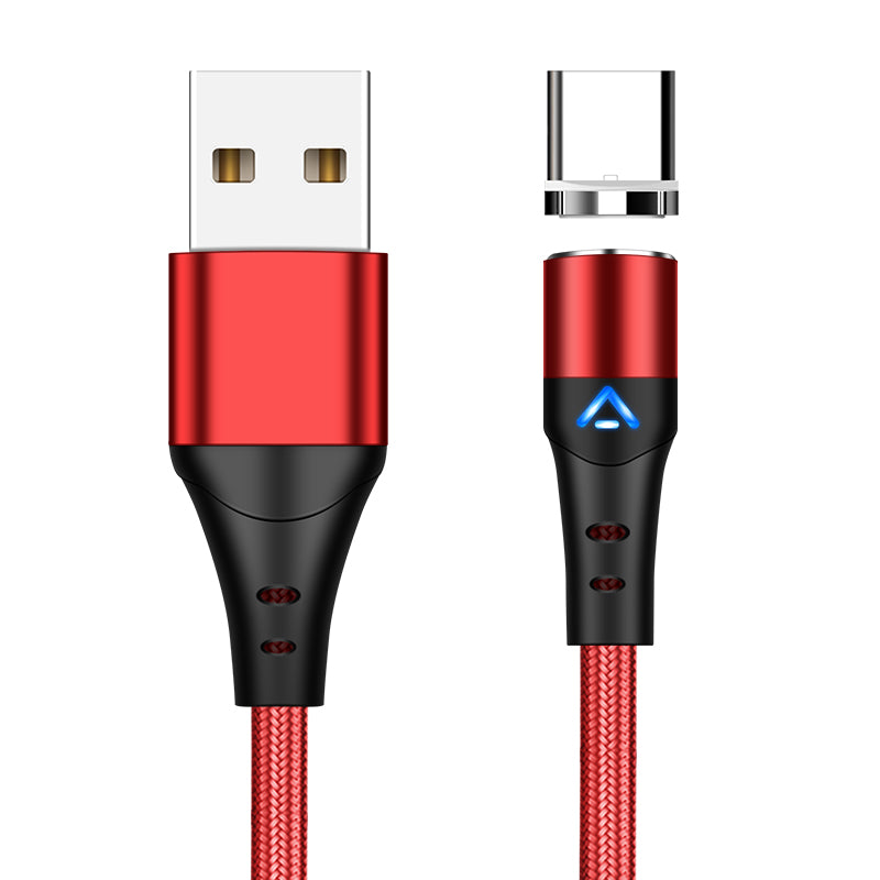 Magnetic Fast Charging Cable (Snap Connect - LED Indicator - One Hand USe)
